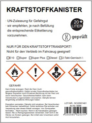 TRANSPORT-KRAFTSTOFF-KANISTER METALL • STAHLGRUBER GmbH - Kataloge online